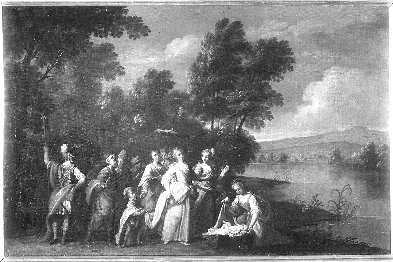 Giuseppe Zola-16-Mosè salvato dalle acque  - Galleria Corsi, Firenze